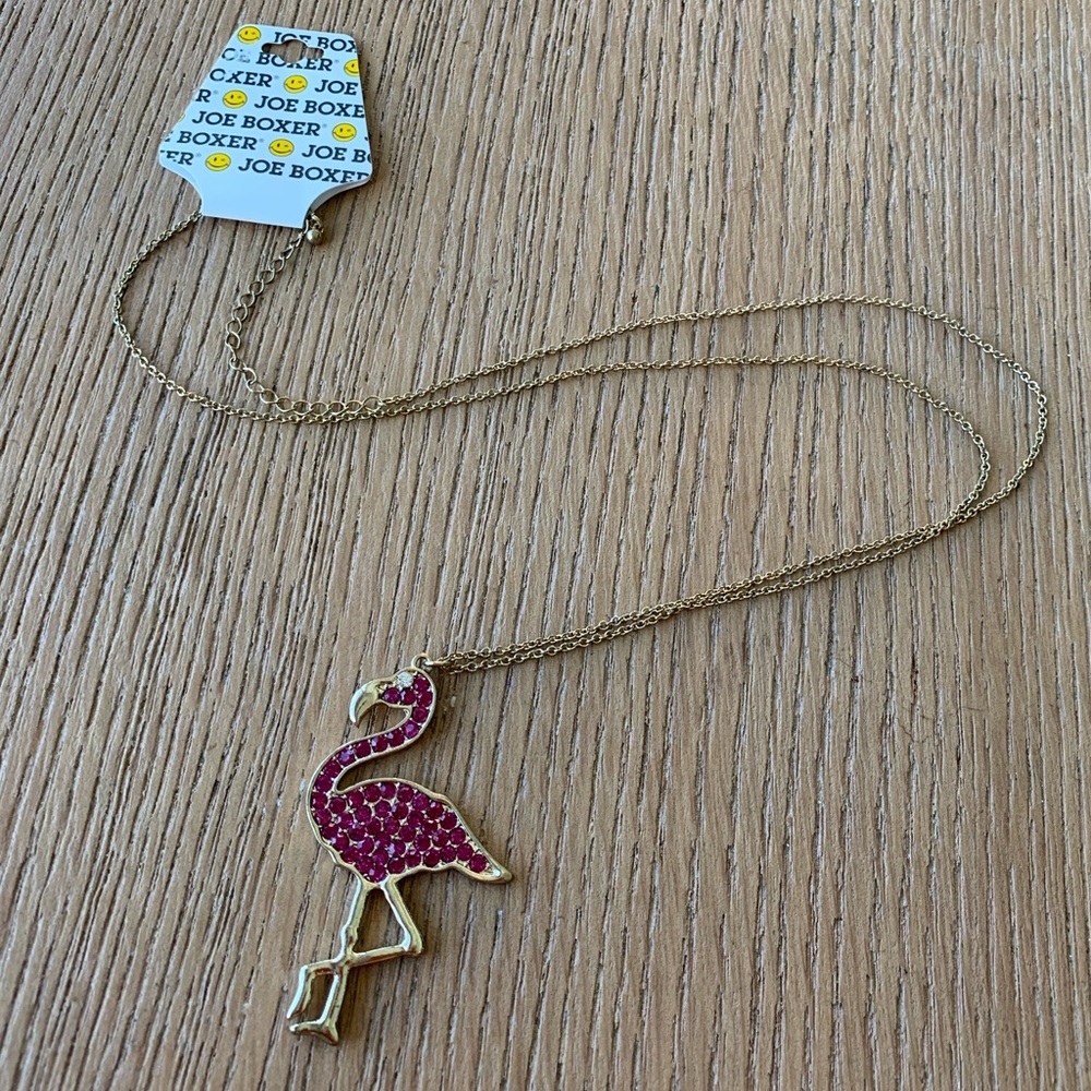 😁 4 for $15 - Super cute flamingo necklace